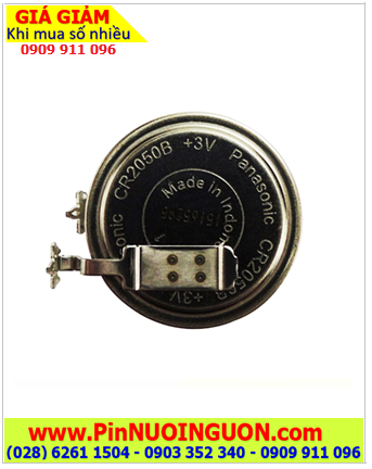 Panasonic CR2050B, Pin đồng hồ đo áp suất Lốp xe Panasonic CR2050B lithium 3V (chân thép như hình)